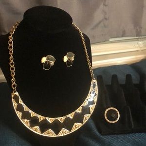 Fashion gold jewelry set